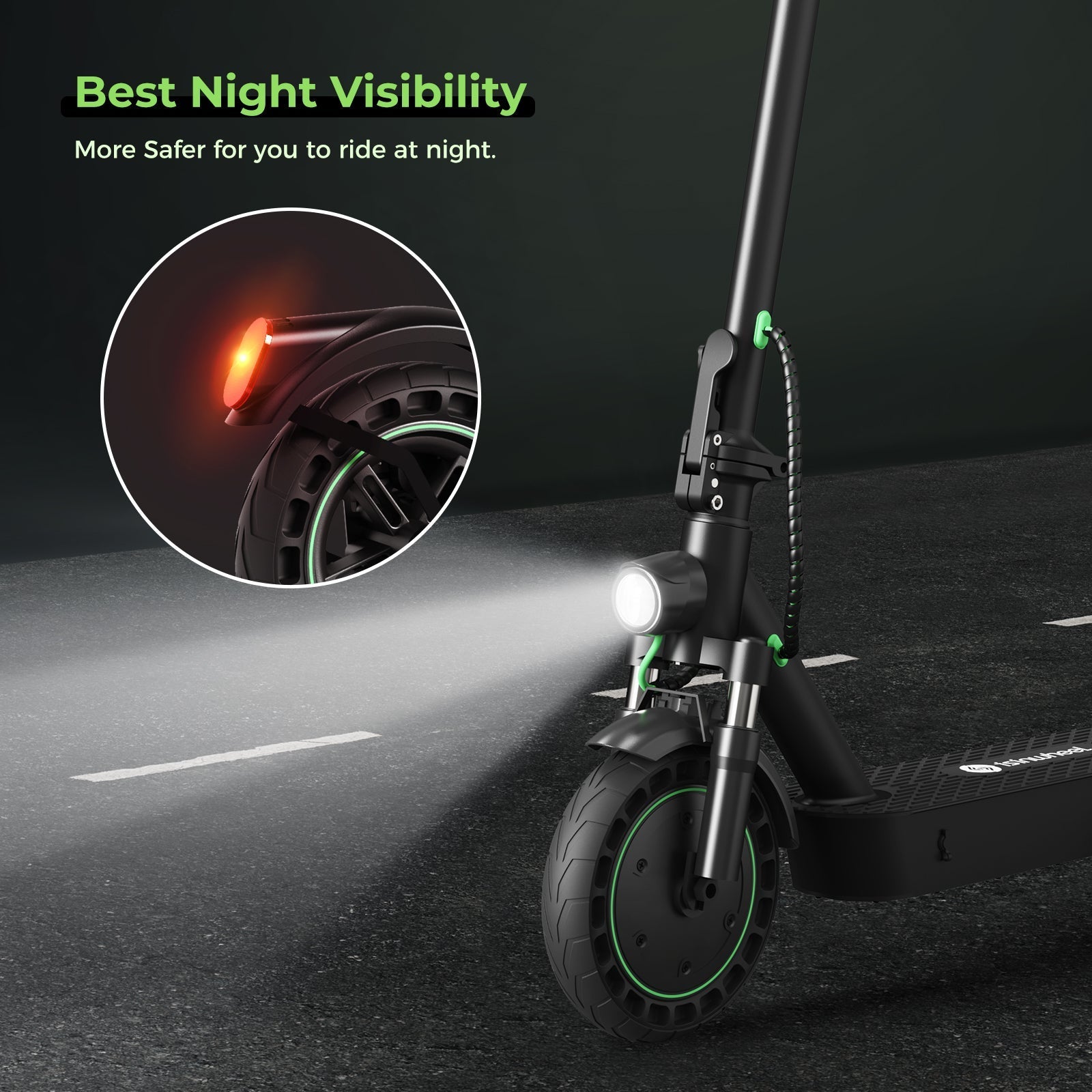 Powerful 500W S9MAX Electric Scooter with App Control, Long 25-Mile Range