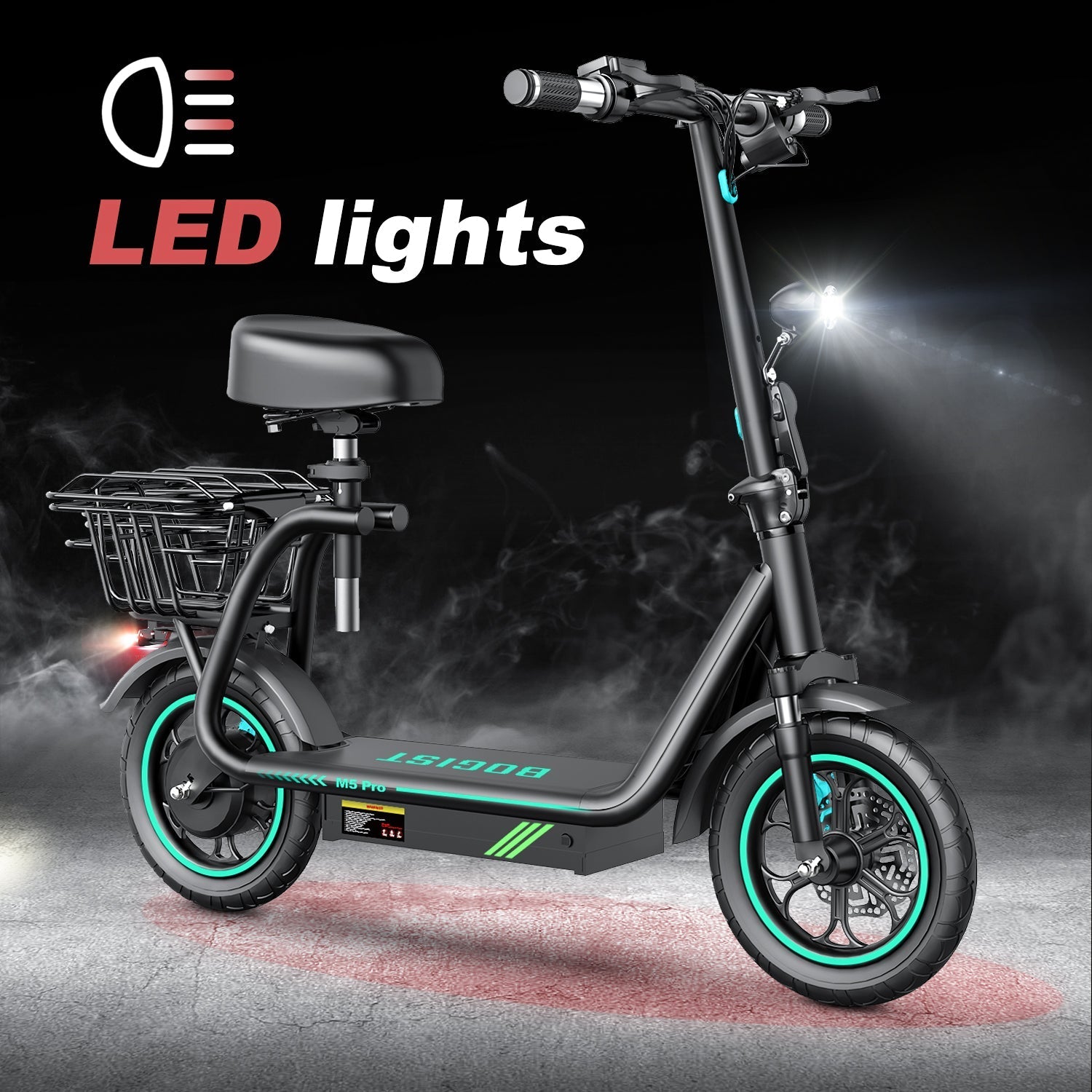 M5 Pro Foldable Electric Commuter Scooter: Lightweight, Powerful, Long-Range Urban Travel
