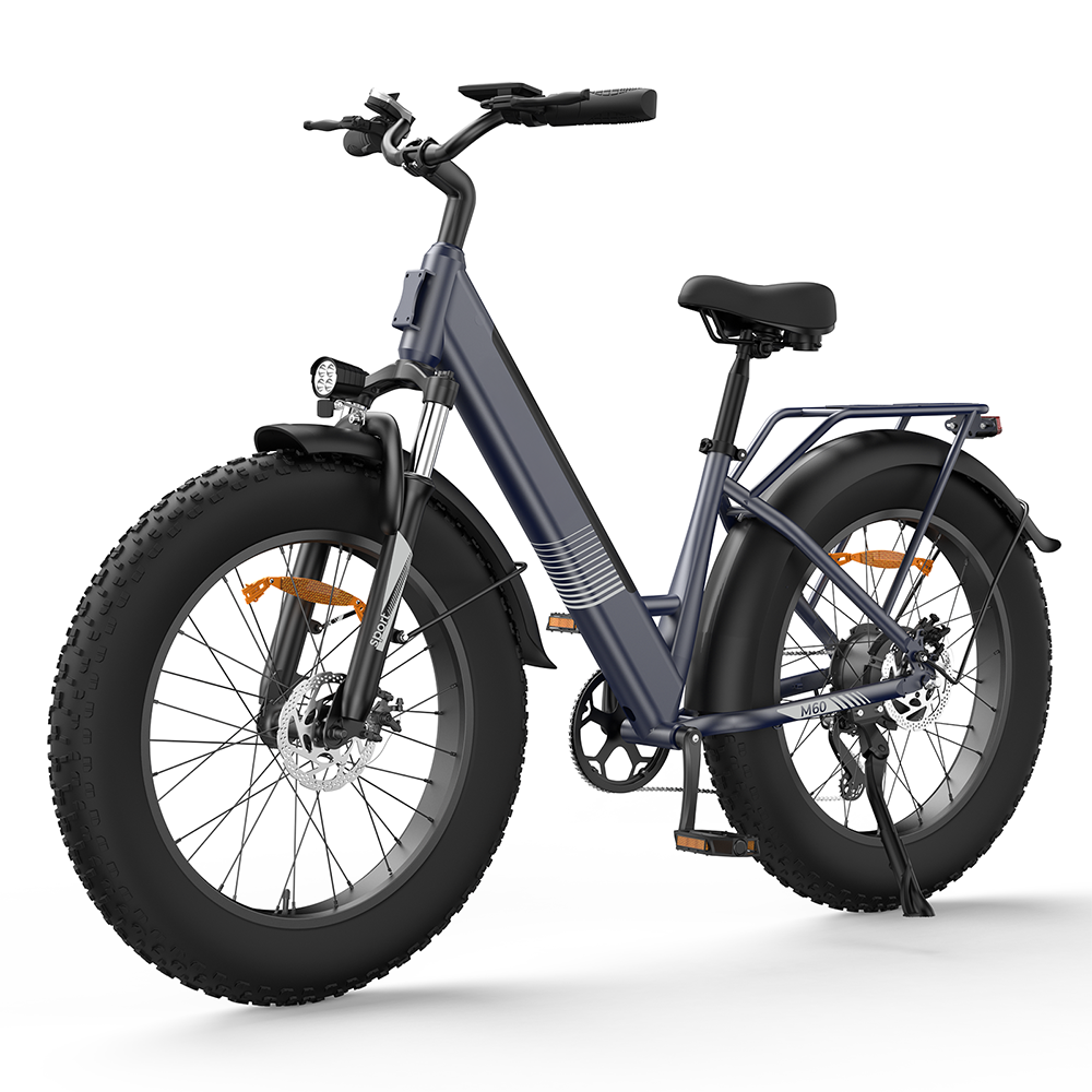 M60 Fat Tire Electric Trekking E-Bike: 750W Motor, Dual Suspension, Long Range