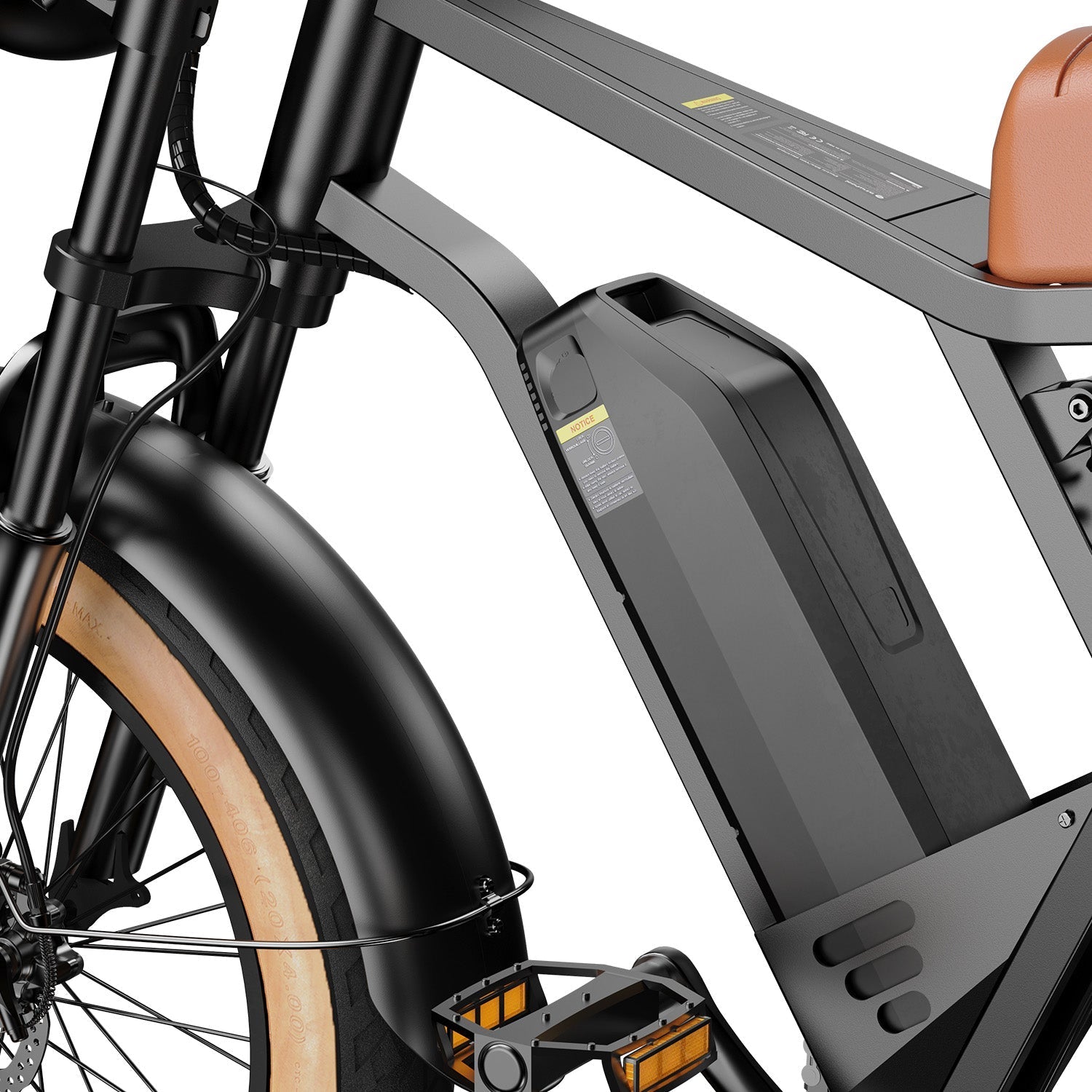 R6 Powerful Electric Mountain Bike - Fat Tire All-Terrain E-Bike for Trails