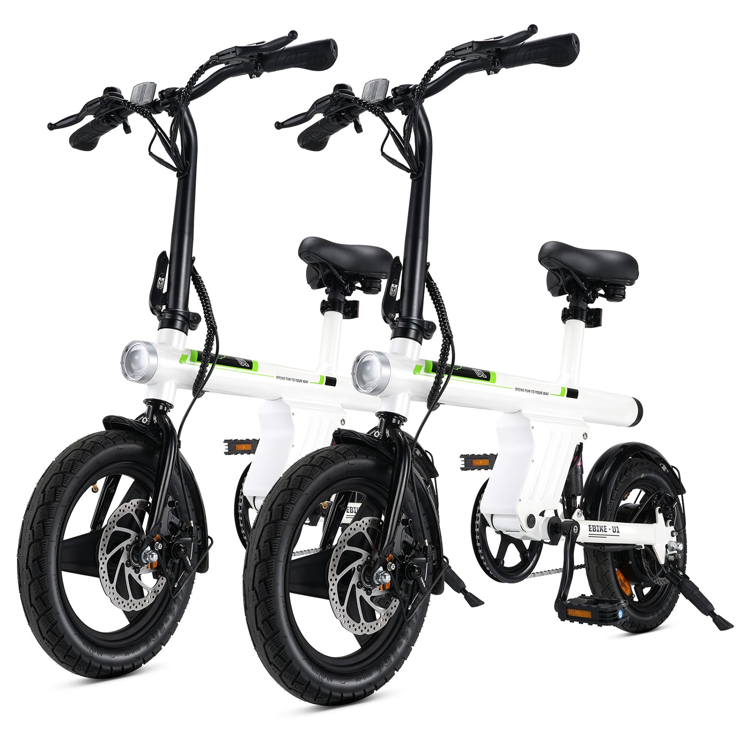 U1 Foldable Electric Bike: Powerful 350W Motor, Portable Urban Commuter E-Bike