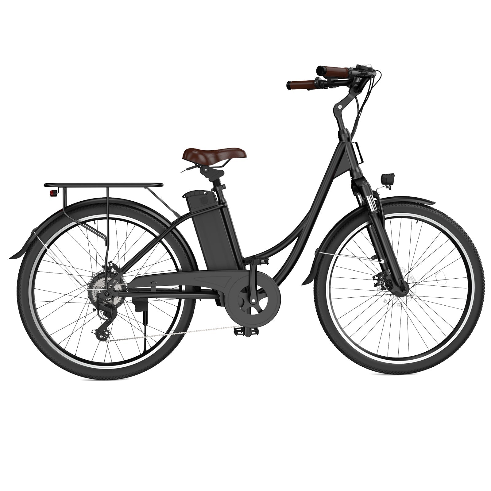 U2 Commuter Step-Thru E-Bike: Removable Battery, Front Suspension, Effortless Urban Ride