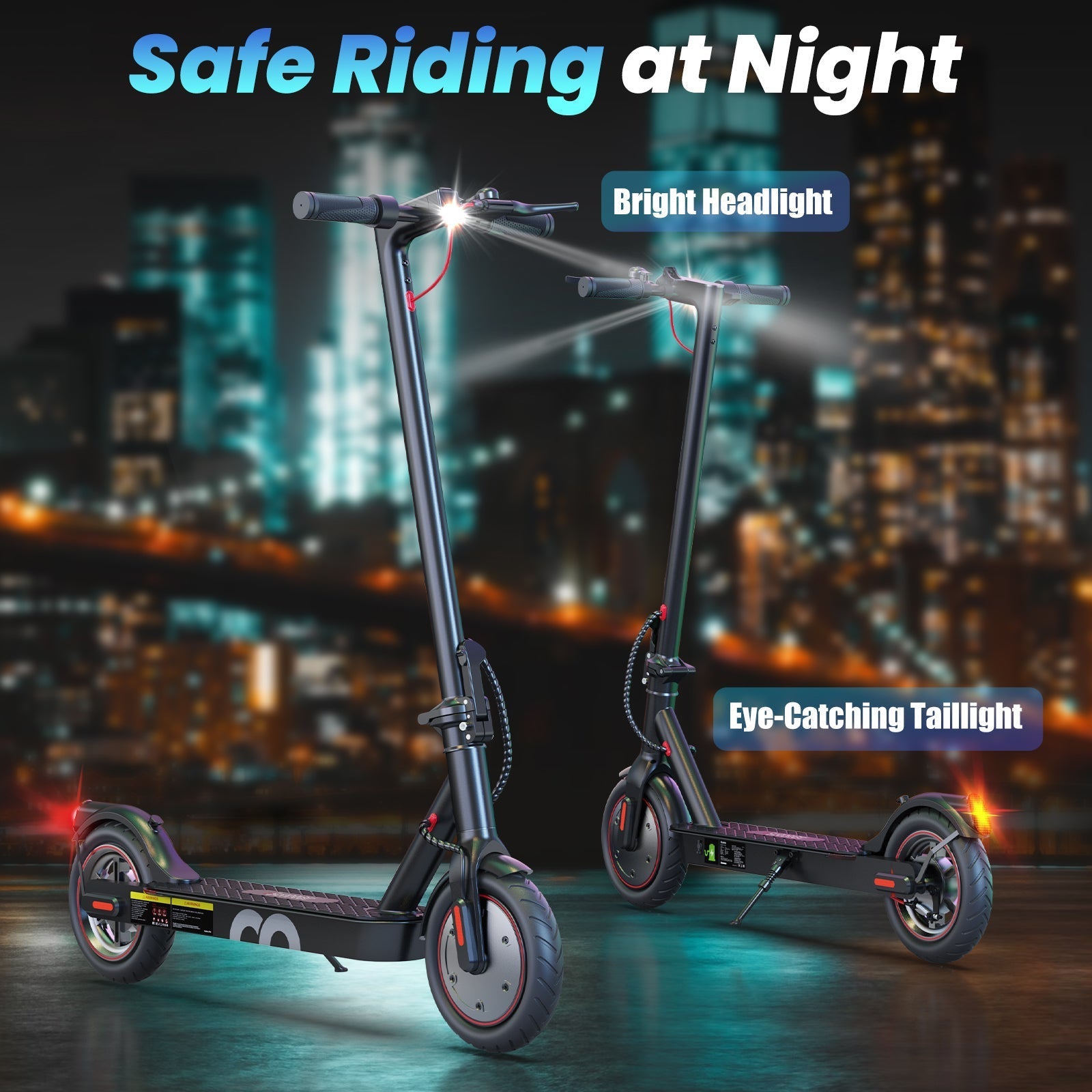 iScooter i8 Adult Electric Scooter: Foldable, Fast, 8.5-inch Tires