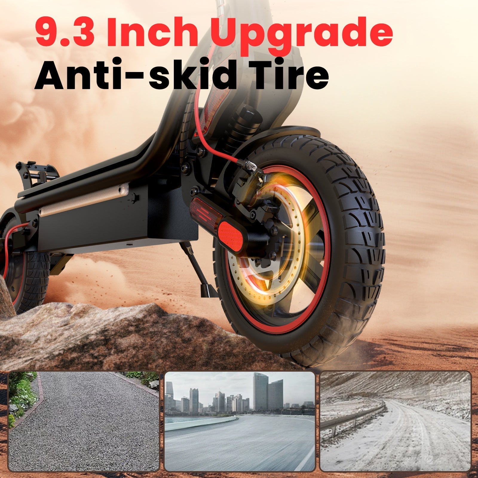 Powerful iScooter W8 750W Off-Road Electric Scooter: High-Performance Commuter and Adventure Ride