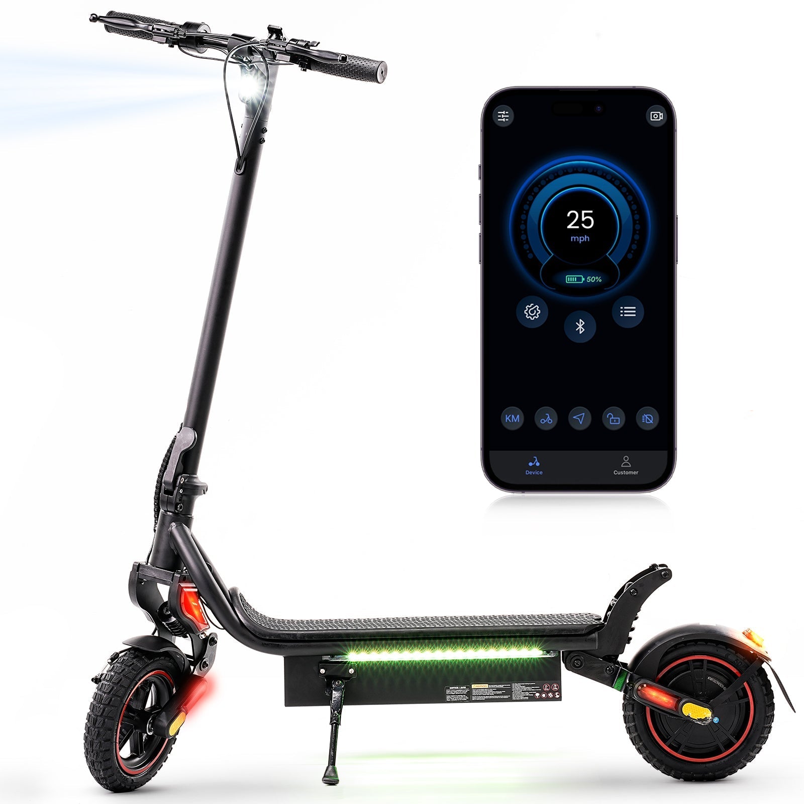 Powerful iScooter W8 750W Off-Road Electric Scooter: High-Performance Commuter and Adventure Ride