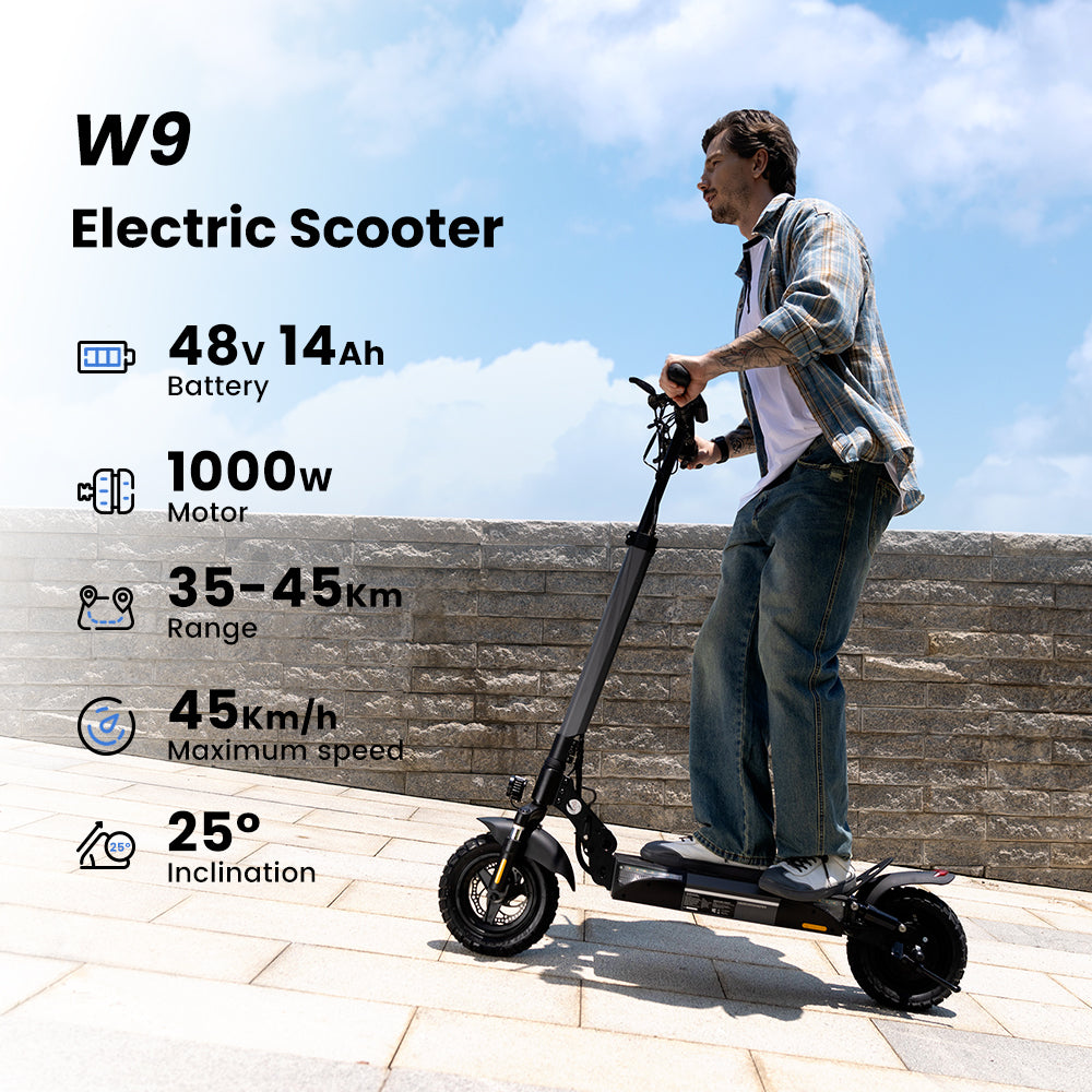iScooter W6 Pro Electric Scooter: Powerful 500W Motor, Long Range, Portable