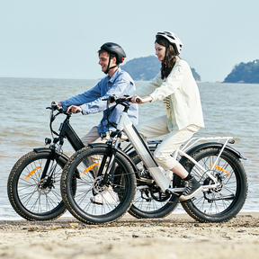 M60 Fat Tire Electric Trekking E-Bike: 750W Motor, Dual Suspension, Long Range