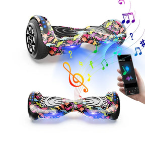 iHoverboard H1 6.5-inch Self-Balancing Scooter with Bluetooth Music & Rainbow LED Lights
