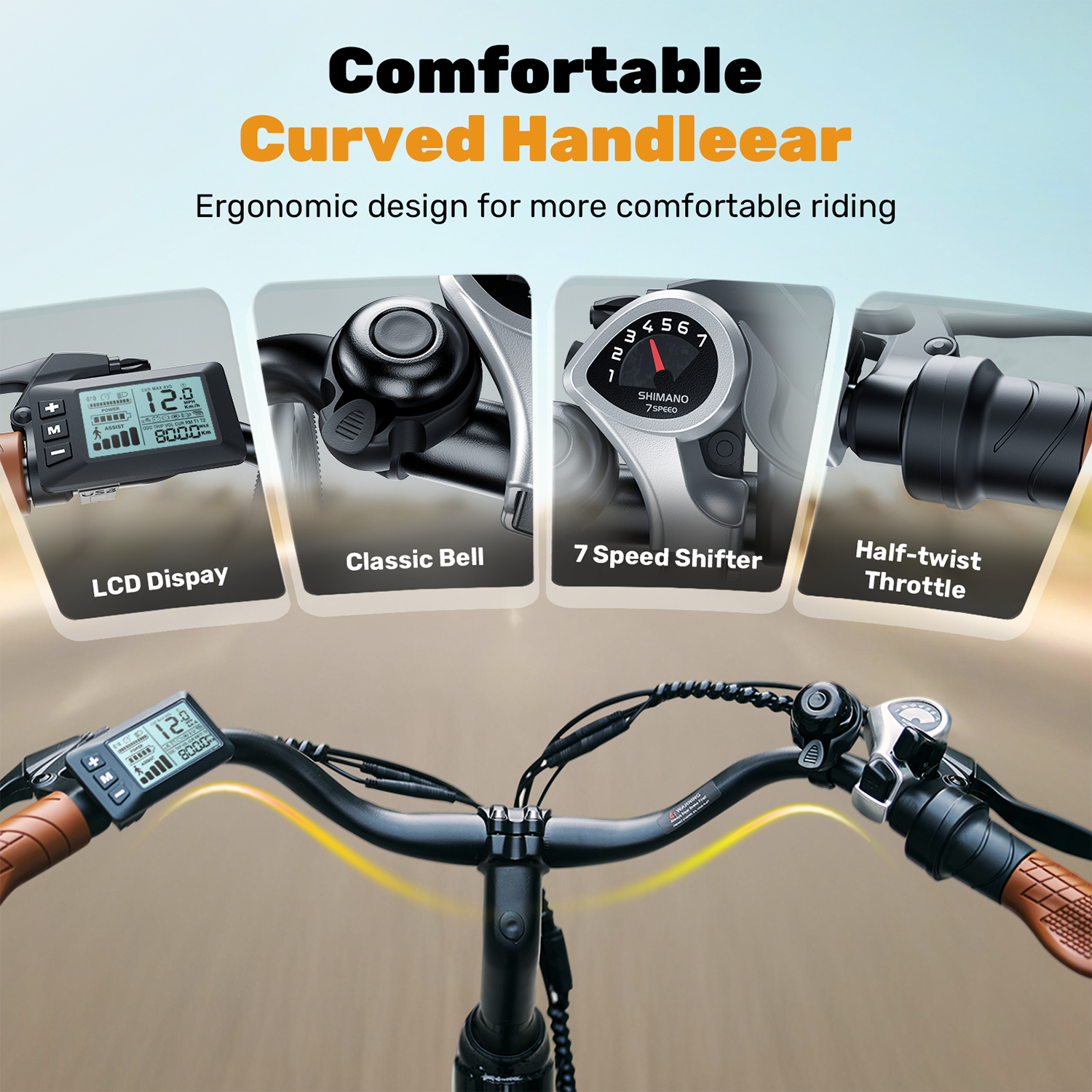 Ucity Urban Commuter Foldable Electric Bike - Lightweight, Powerful, Long-Range E-Bike