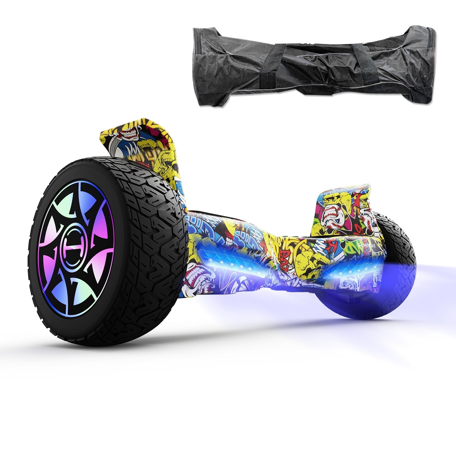 H8 8.5" All-Terrain Hoverboard with Bluetooth Music & LED Lights Self-Balancing