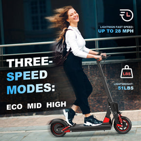 C1 Pro Folding Electric Scooter: Adjustable, Powerful Motor, Triple Shock, Long Range Seat
