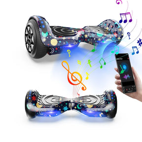iHoverboard H1 6.5-inch Self-Balancing Scooter with Bluetooth Music & Rainbow LED Lights