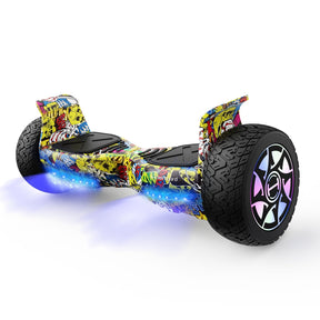 H8 8.5" All-Terrain Hoverboard with Bluetooth Music & LED Lights Self-Balancing