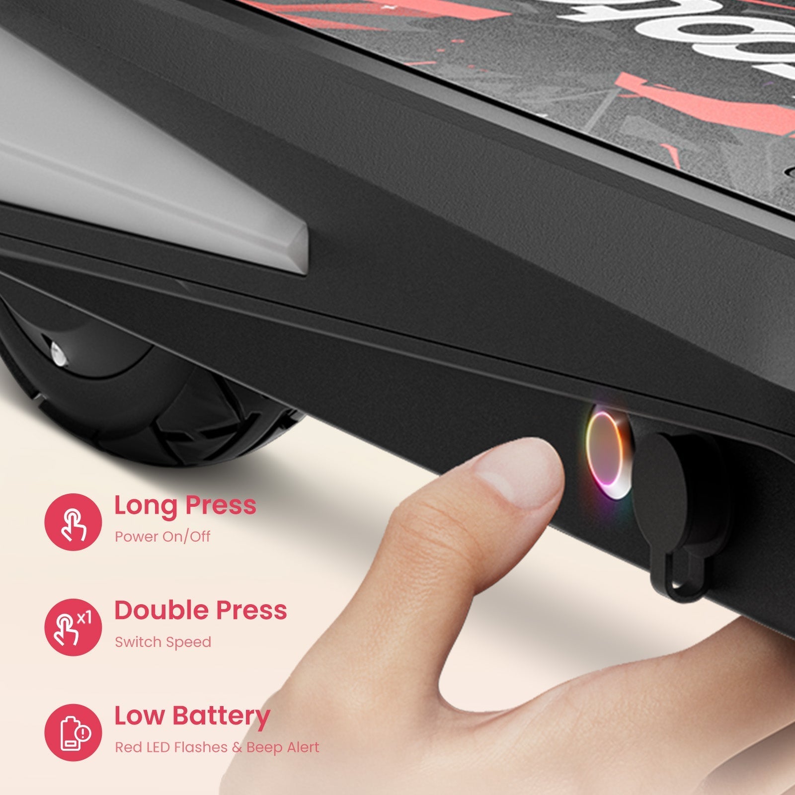 iScooter iK1S Kids Electric Scooter: Flashing Wheels, Safe Ride, Fun Adventures