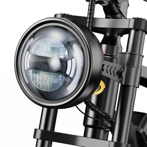 R6 Powerful Electric Mountain Bike - Fat Tire All-Terrain E-Bike for Trails