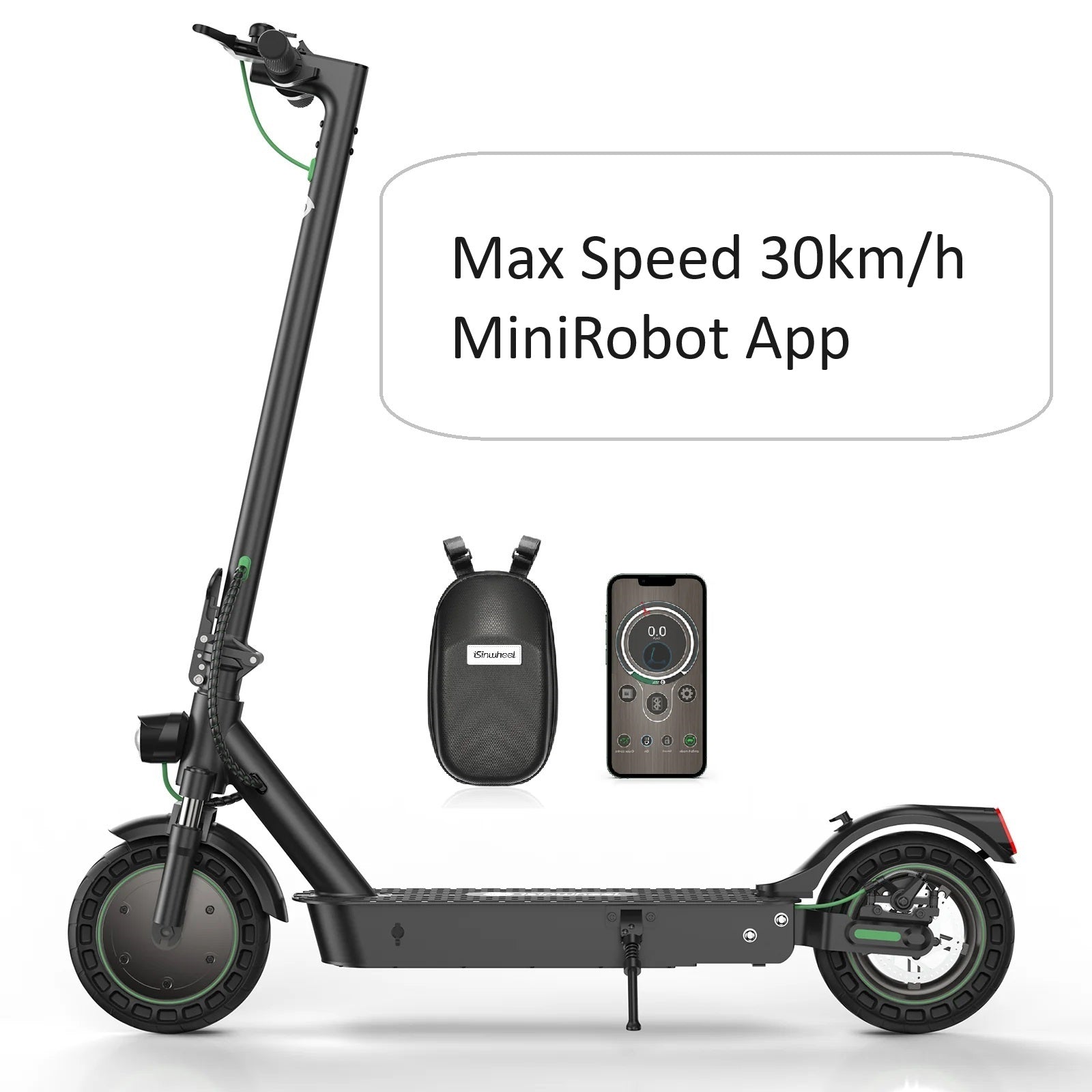 Powerful 500W S9MAX Electric Scooter with App Control, Long 25-Mile Range