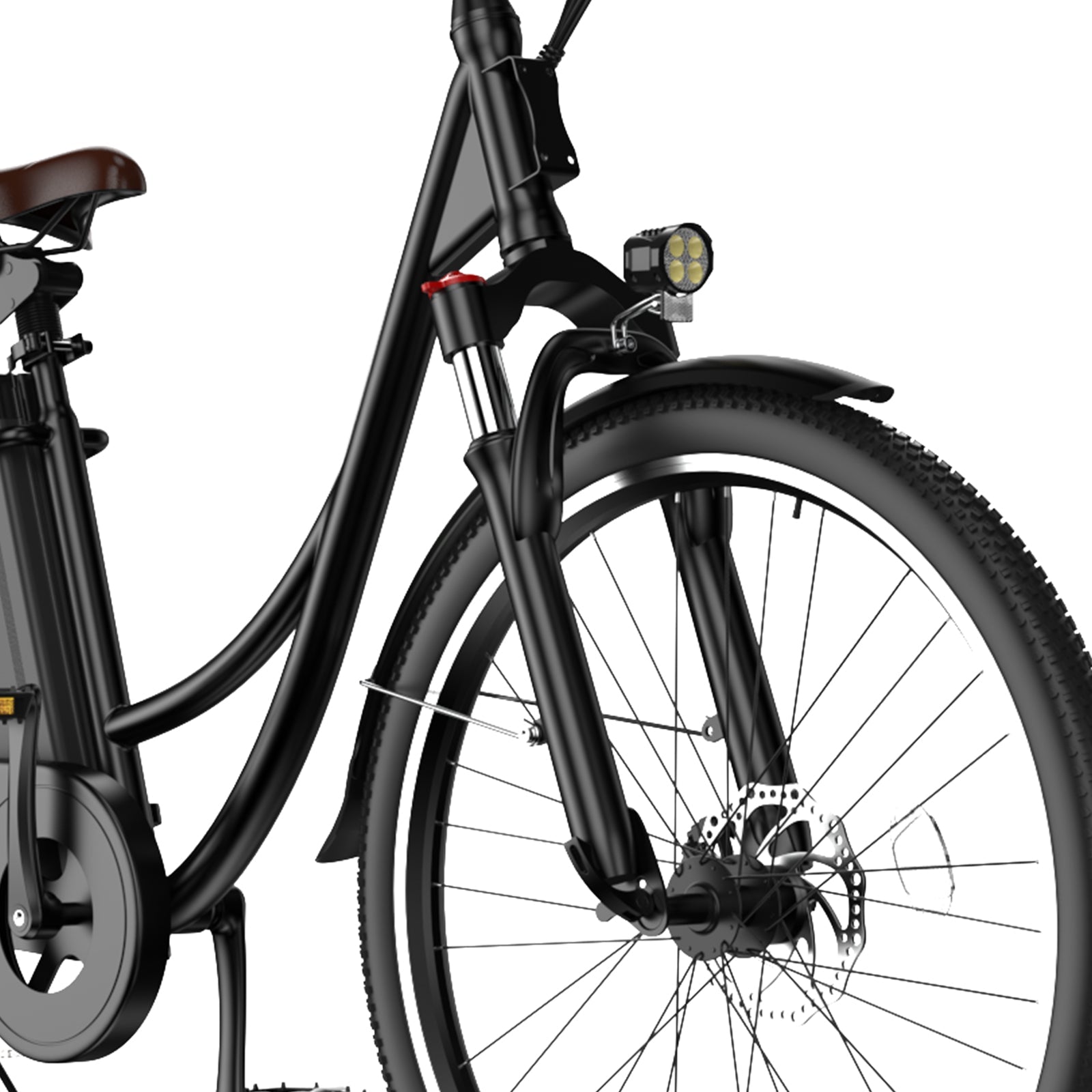 U2 Commuter Step-Thru E-Bike: Removable Battery, Front Suspension, Effortless Urban Ride