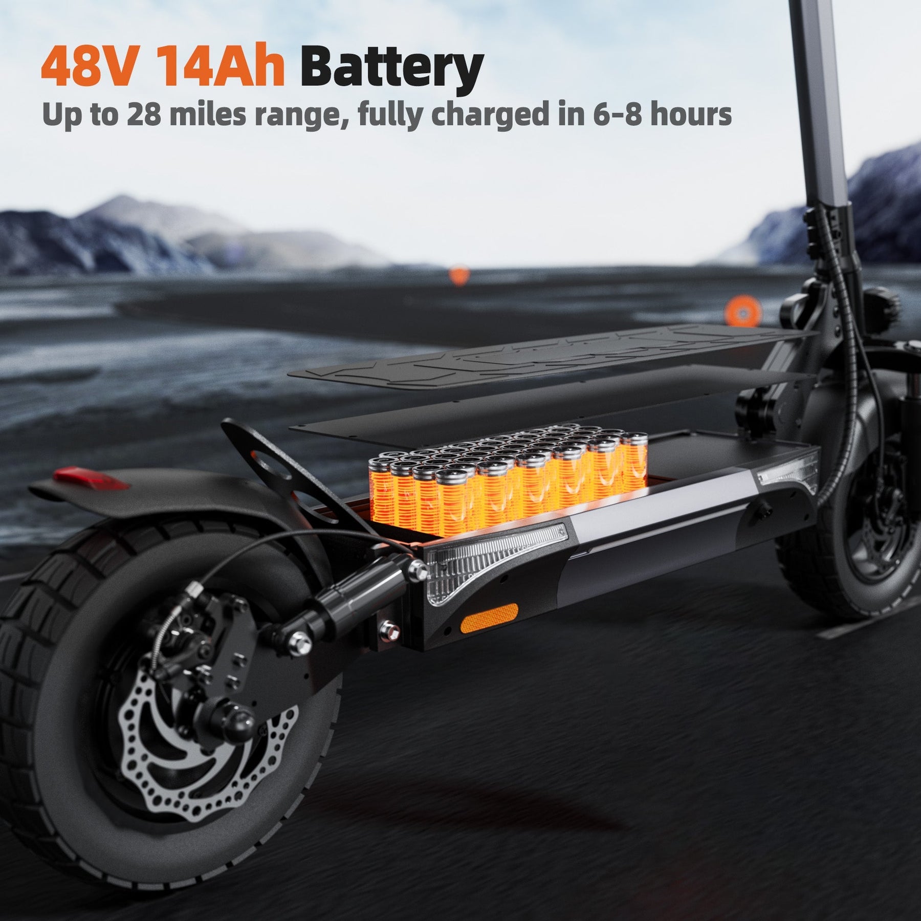 Powerful iScooter W9 Off-Road Electric Scooter: 1000W Motor, All-Terrain Adventure