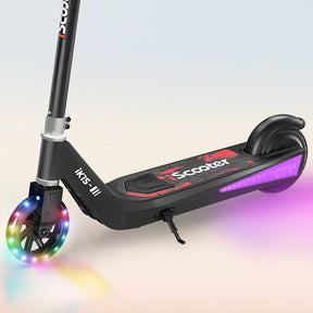 iScooter iK1S Kids Electric Scooter: Flashing Wheels, Safe Ride, Fun Adventures
