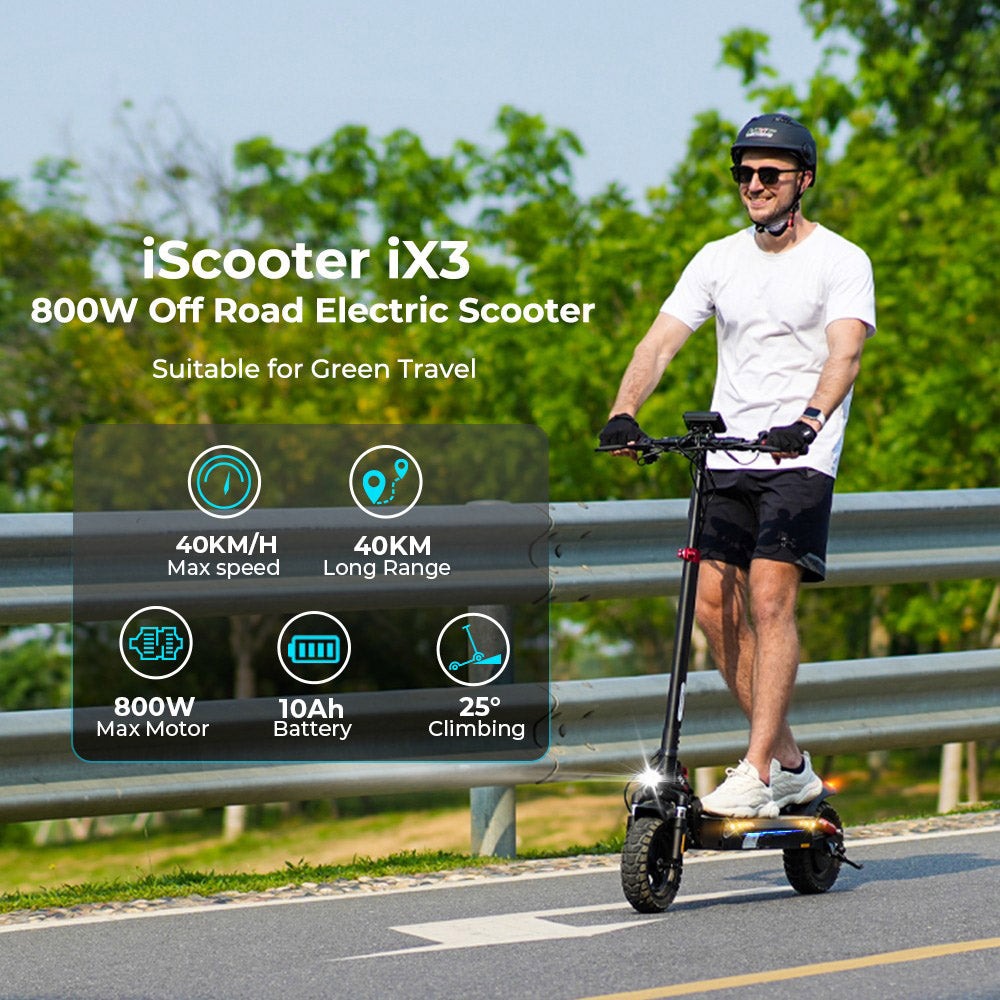 iScooter i8 Adult Electric Scooter: Foldable, Fast, 8.5-inch Tires