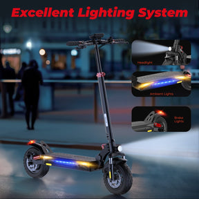 Powerful iScooter iX Series Off-Road Electric Scooter: Conquer Any Terrain Adventure