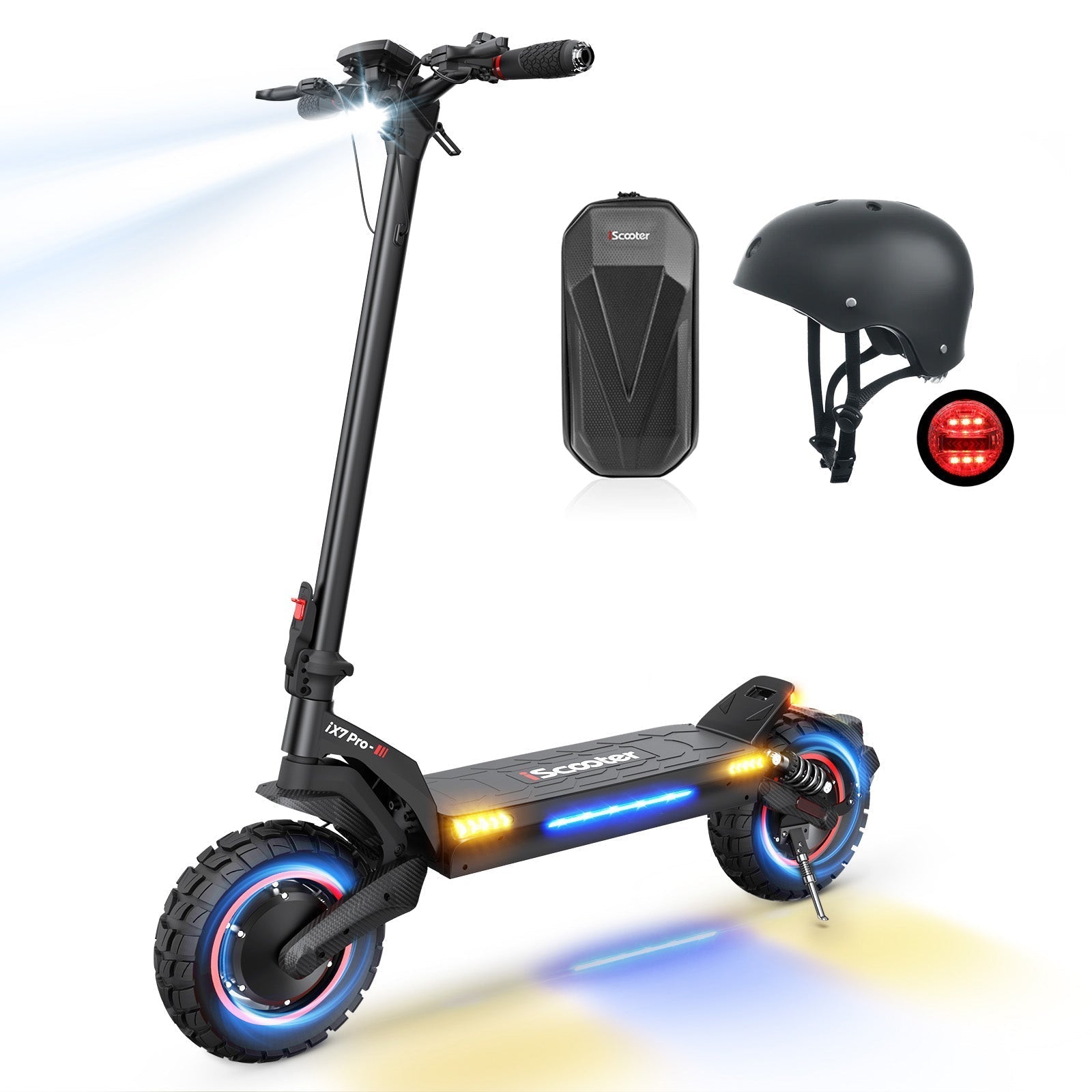 Powerful iScooter iX7Pro 2000W Off-Road Electric Scooter with 10-inch Tires