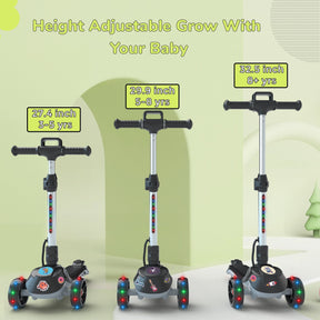 iScooter iK2 Kids Electric Scooter: Adjustable Height, Glowing Wheels, Foldable Fun