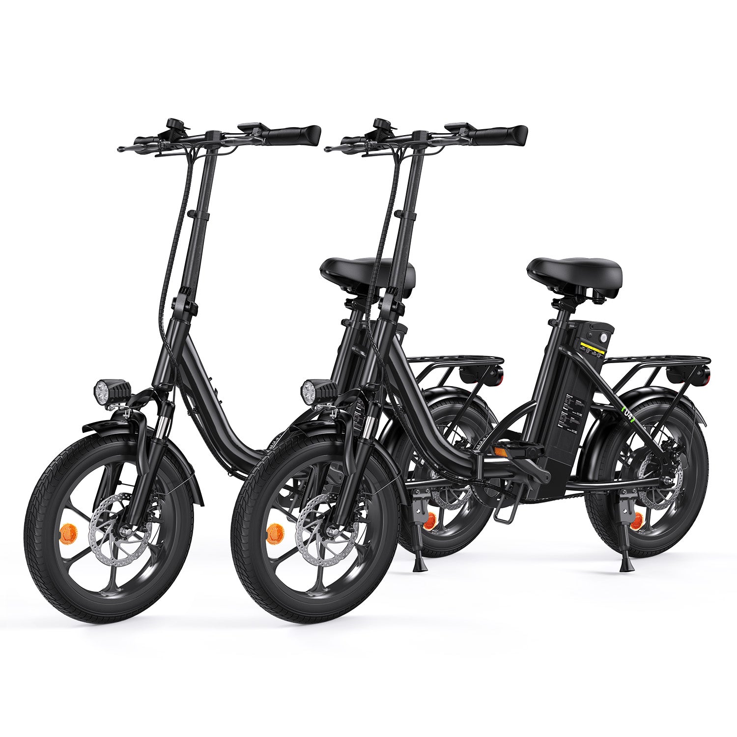 Portable Folding Electric Bike with Removable Battery, Low Step Frame