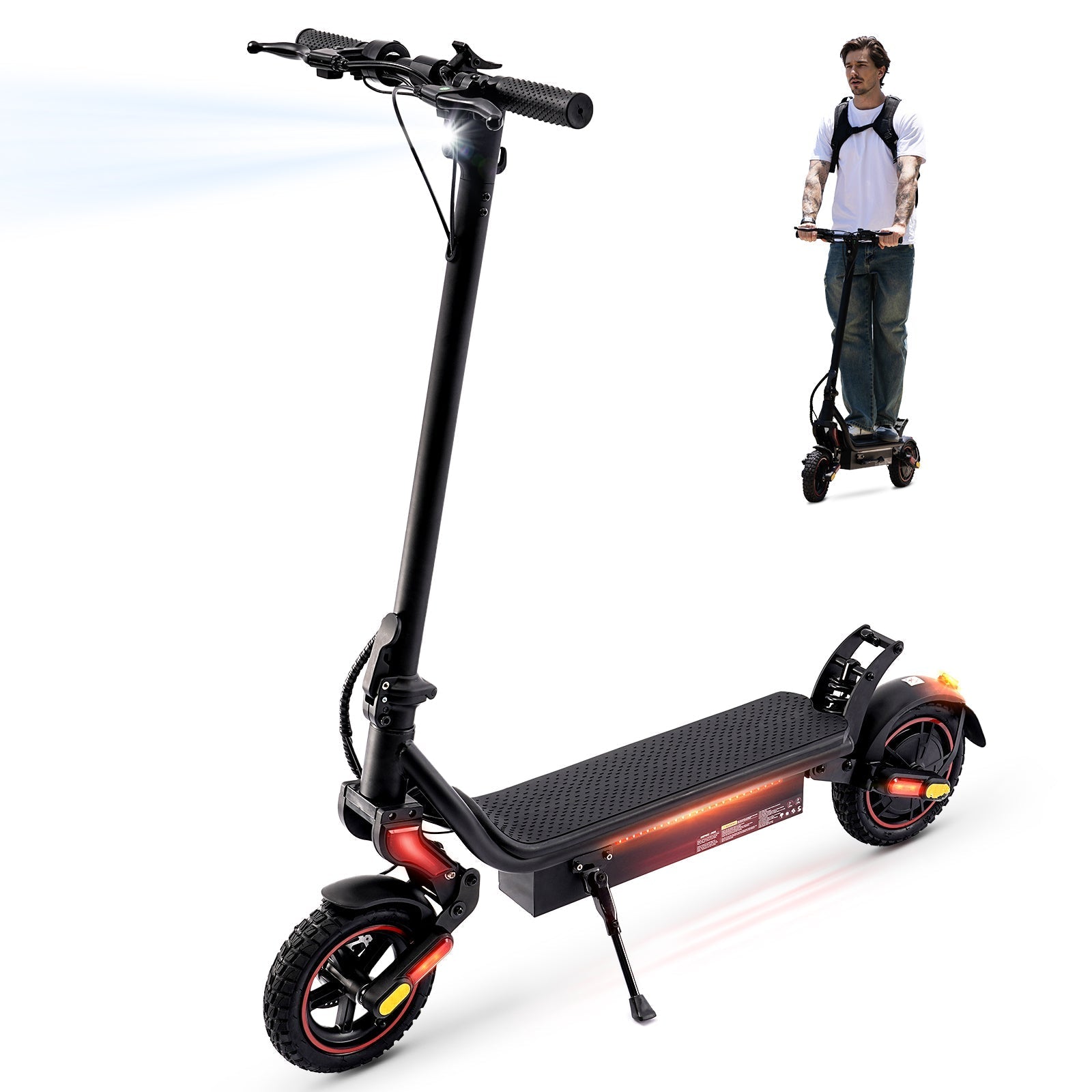 Powerful iScooter W8 750W Off-Road Electric Scooter: High-Performance Commuter and Adventure Ride